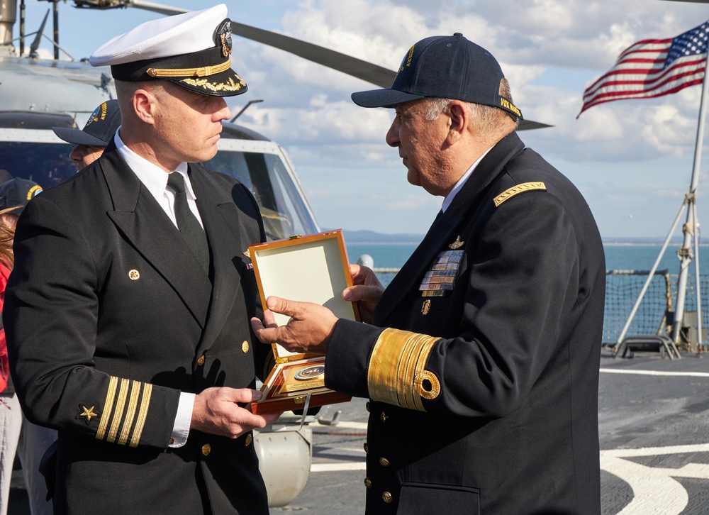 USS Mount Whitney conducts key leadership engagements between Sixth Fleet and Tunisia