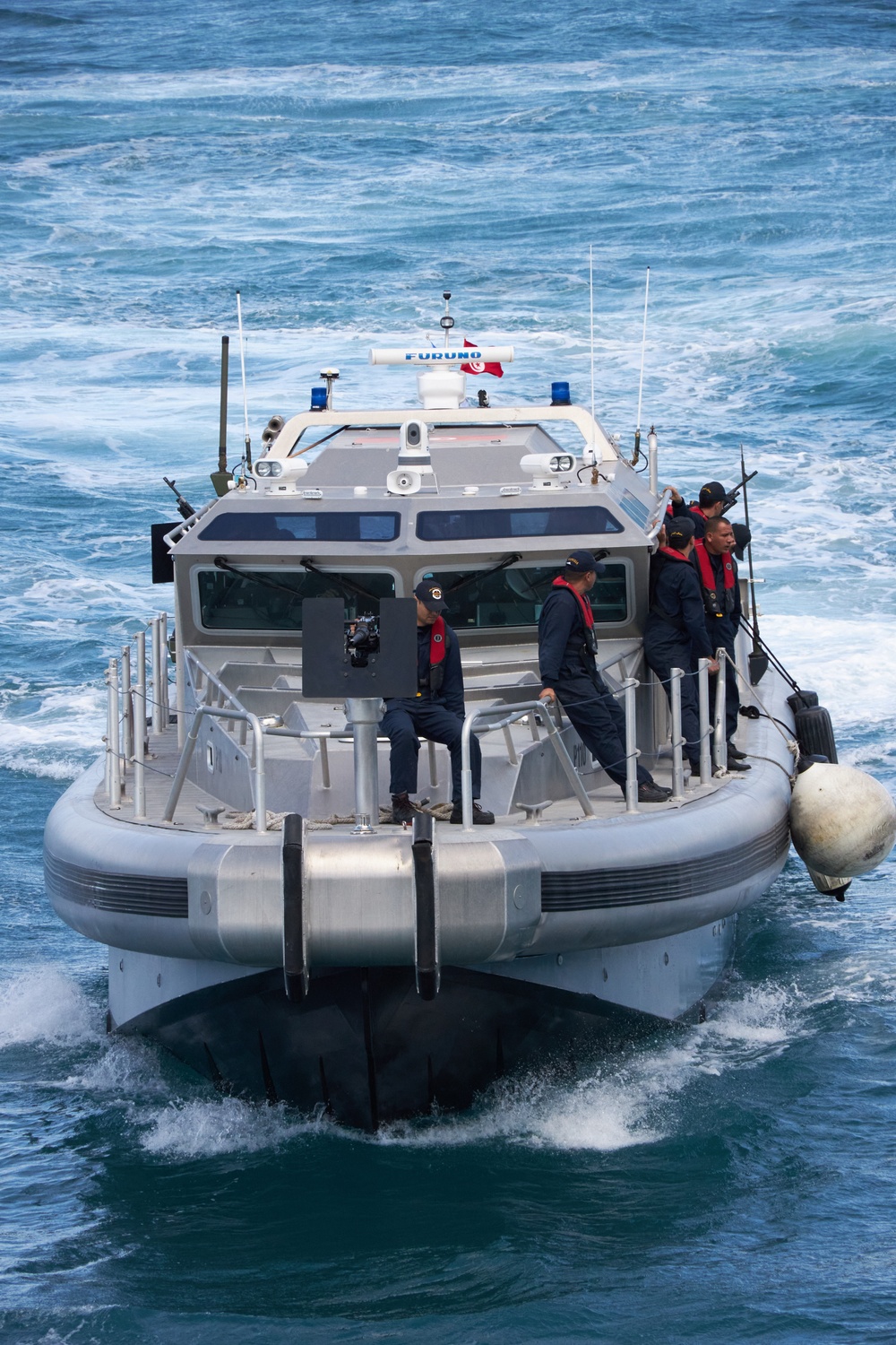 USS Mount Whitney conducts key leadership engagements between Sixth Fleet and Tunisia