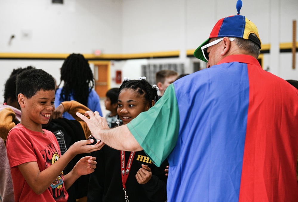 The 20th CES and High Hills Elementary partner for Earth Day