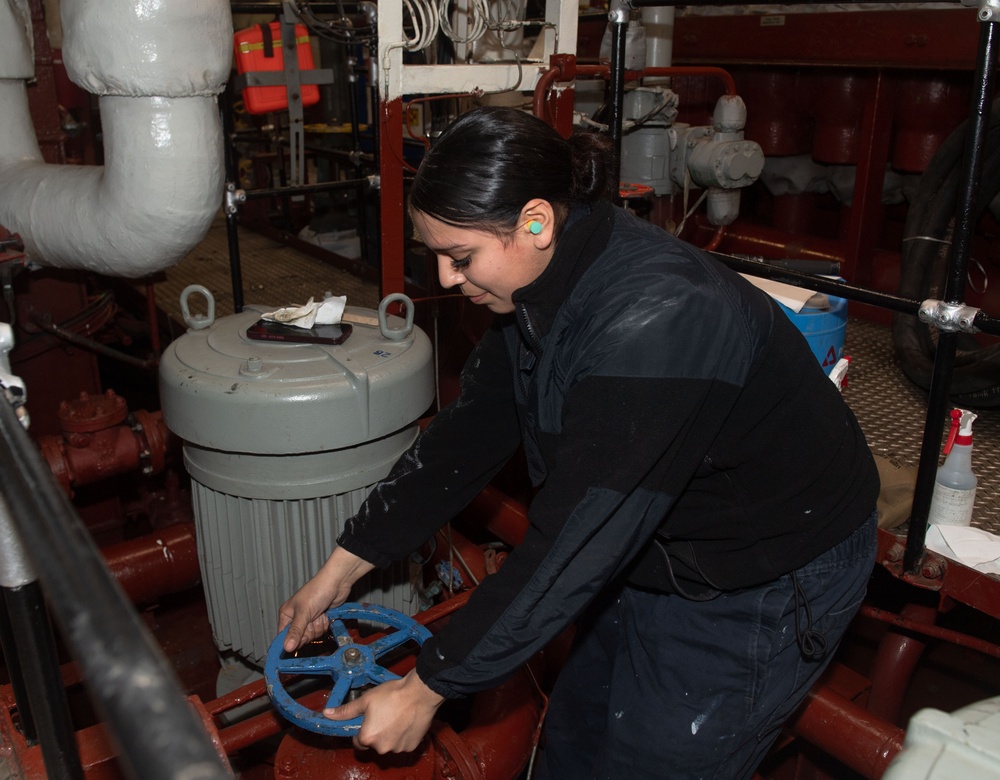 Essex Sailors Conduct Maintenance