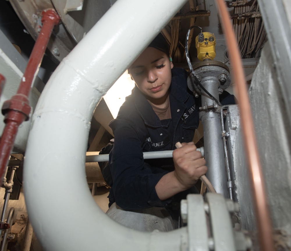 Essex Sailors Conduct Maintenance