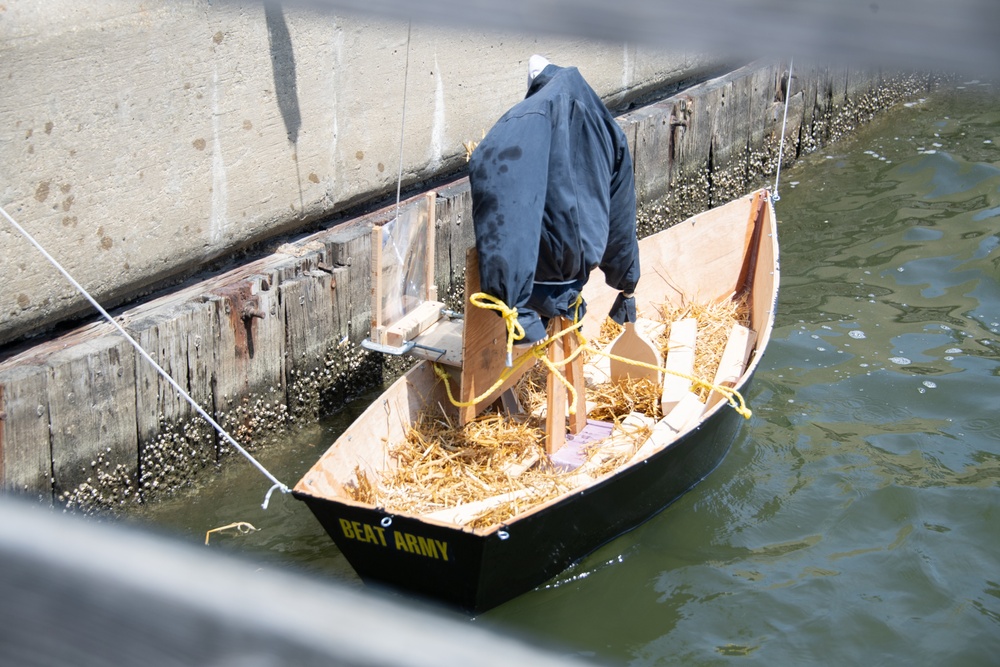 USNA MIDSHIPMEN CONDUCT ARCHIMEDES SOLAR RAY TEST