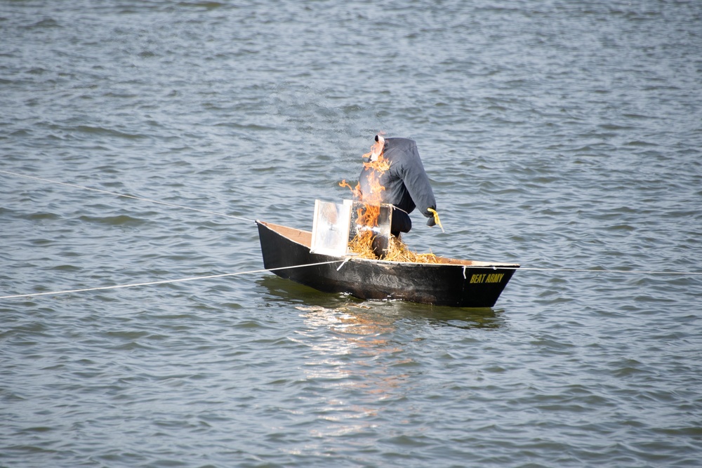 USNA MIDSHIPMEN CONDUCT ARCHIMEDES SOLAR RAY TEST