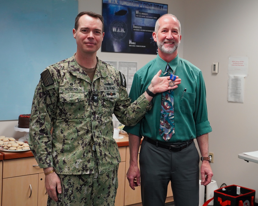 NUWC Division, Keyport Acting Technical Director Jim Bleich recognized with Meritorious Civilian Service Award