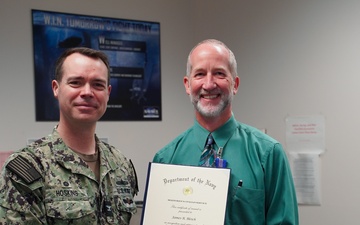 NUWC Division, Keyport Acting Technical Director Jim Bleich recognized with Meritorious Civilian Service Award