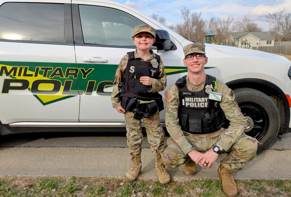 Fort Knox boy, cop connect over shared passion for emergency services