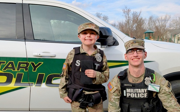 Fort Knox boy, cop connect over shared passion for emergency services