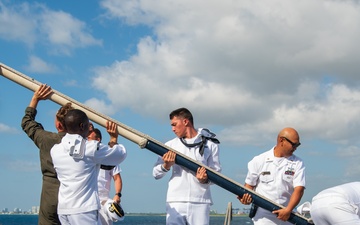 USS New York Departs Fleet Week Fort Lauderdale 2025
