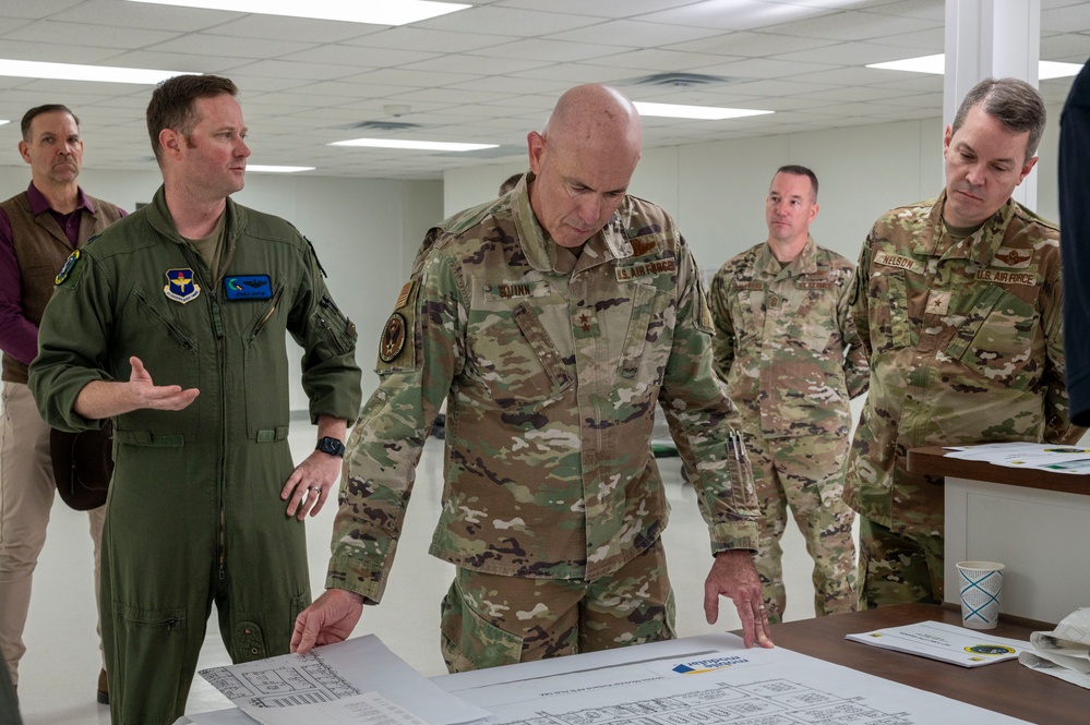 Brig. Gen. Clark Quinn tours new 73rd Special Operations Squadron facility at Kirtland AFB
