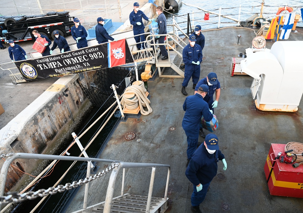 Coast Guard offloads over $12 million in illicit drugs interdicted in Caribbean Sea