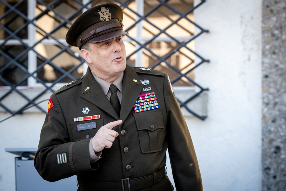 Dachau concentration camp unveils plaque honoring liberators of the 45th Infantry Division