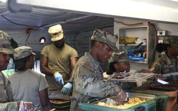 Small, but mighty 5001st Field Feeding Company fuels 1000 troops at TRADEWINDS 25