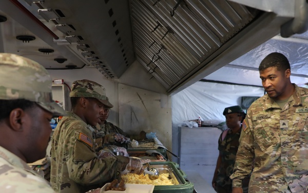 Small, but mighty 5001st Field Feeding Company fuels 1000 troops at TRADEWINDS 25