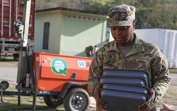 Small, but mighty 5001st Field Feeding Company fuels 1000 troops at TRADEWINDS 25