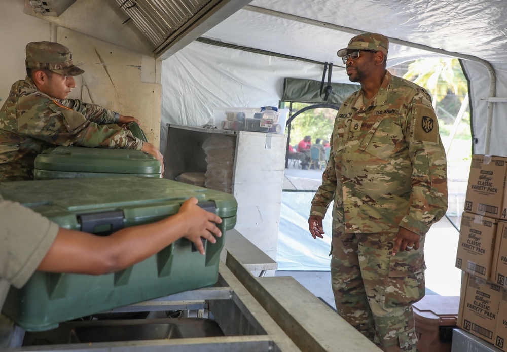 Small, but mighty 5001st Field Feeding Company fuels 1000 troops at TRADEWINDS 25