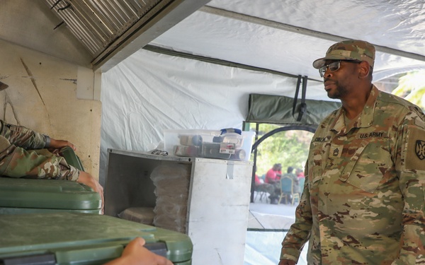 Small, but mighty 5001st Field Feeding Company fuels 1000 troops at TRADEWINDS 25