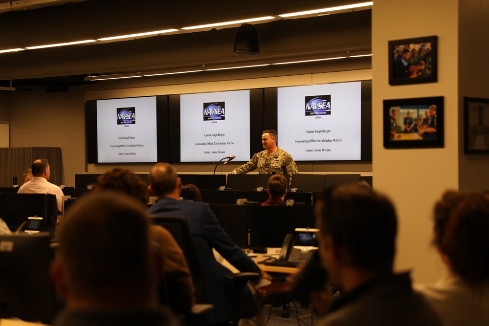 NSWC visit to Hefti Global Operations Center
