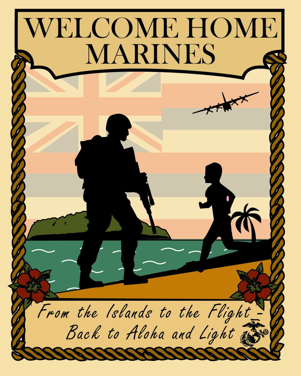 Welcome home Marines