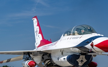 First Thunderbird arrives at SJAFB