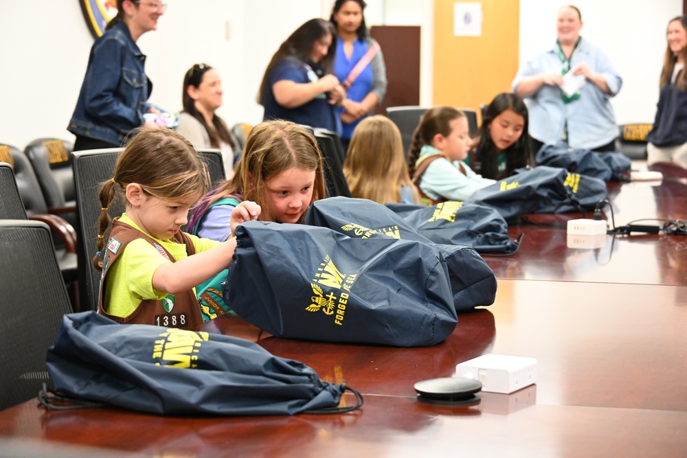 GIRL SCOUTS OF NASSAU COUNTY VISITS NTAG EMPIRE STATE HEADQUARTERS APRIL 2025