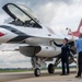 Thunderbirds stop at Scott Air Force Base