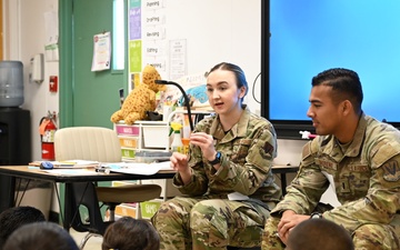 DM Airmen engage with elementary students