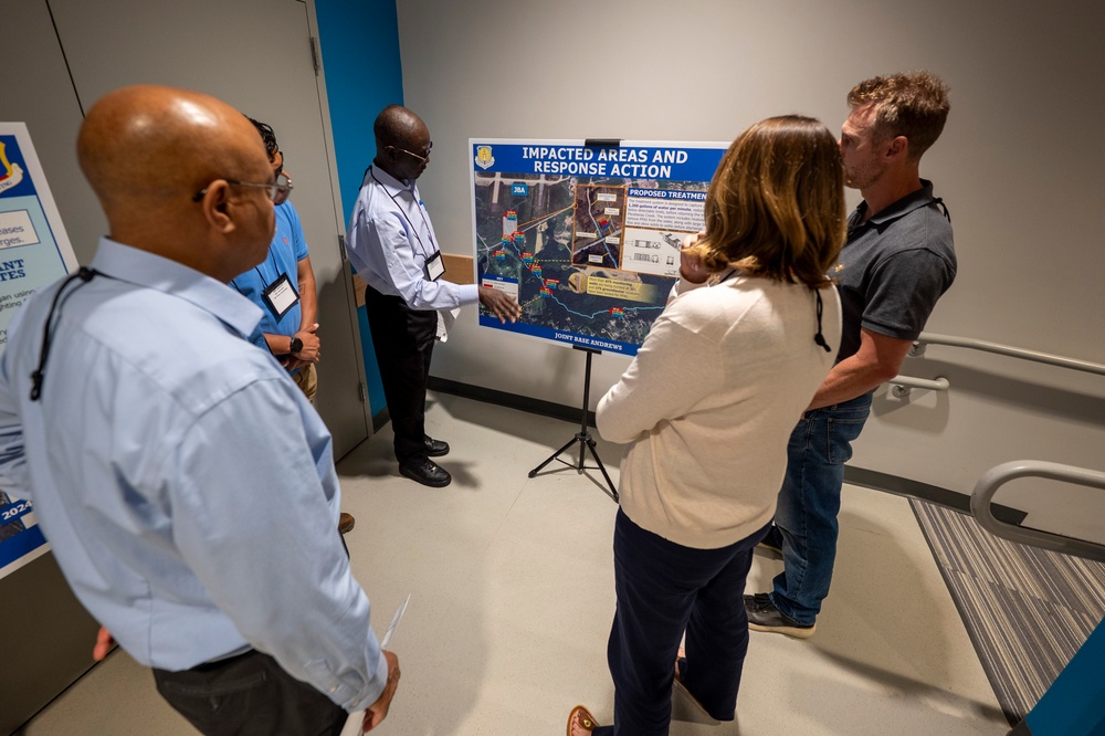 Joint Base Andrews hosts community conversation on PFAS environmental restoration efforts