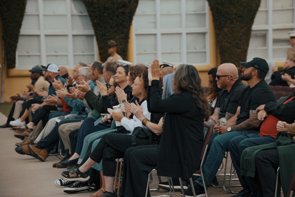 Morning Colors ceremony and Mike Company Graduation