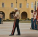Morning Colors ceremony and Mike Company Graduation