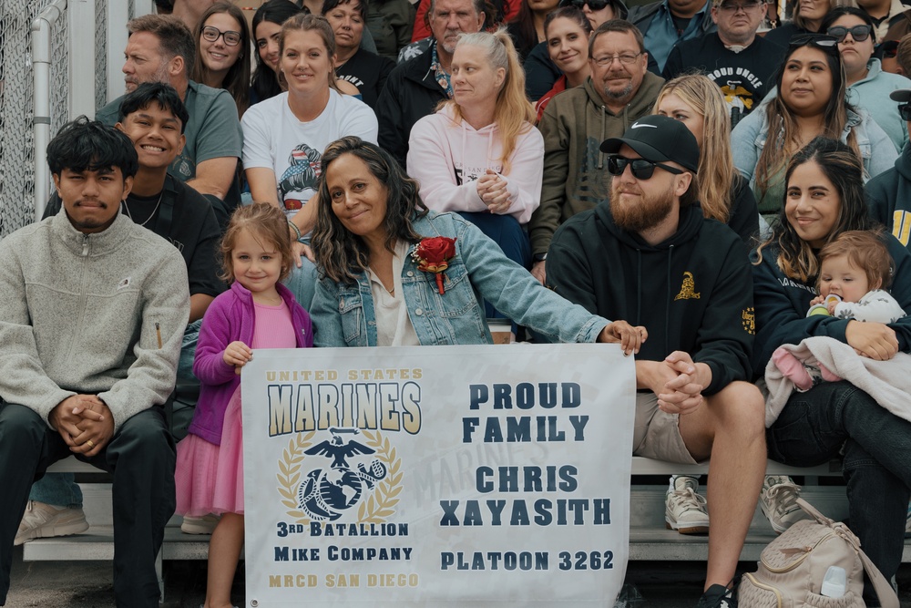Morning Colors ceremony and Mike Company Graduation