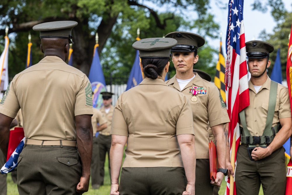 1st Sgt. Stockton Retirement
