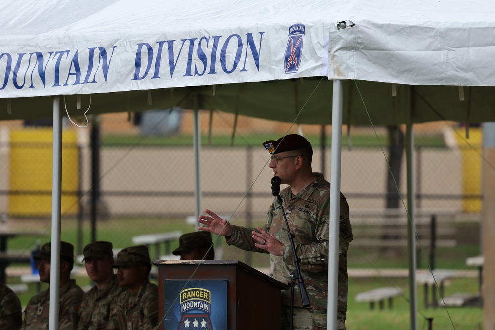 Uncasing its colors, 3rd BCT, 10th Mtn Div is home