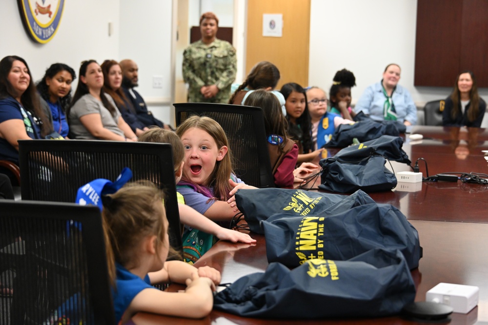 GIRL SCOUTS OF NASSAU COUNTY VISIT NTAG EMPIRE STATE HEADQUARTERS APRIL 2025