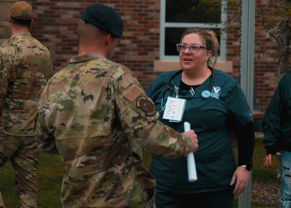 F.E. Warren, Wyoming ANG Direct Mass Casualty Training for LCCC Students