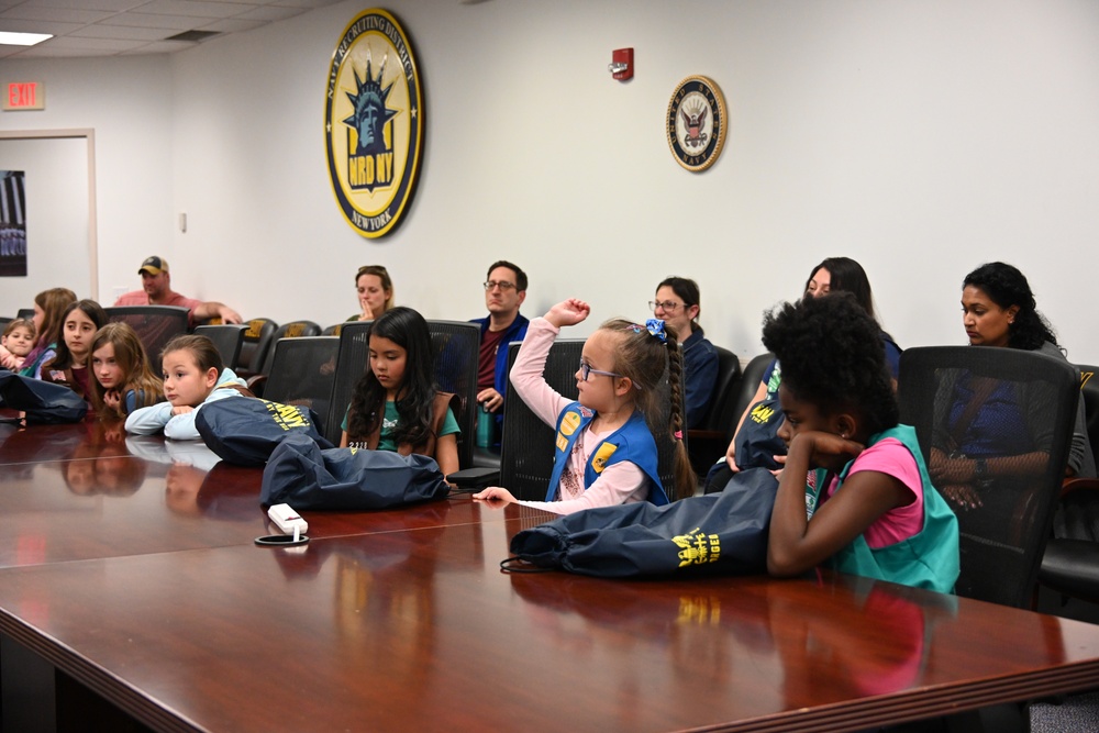 GIRL SCOUTS OF NASSAU COUNTY VISITS NTAG EMPIRE STATE HEADQUARTERS APRIL 2025
