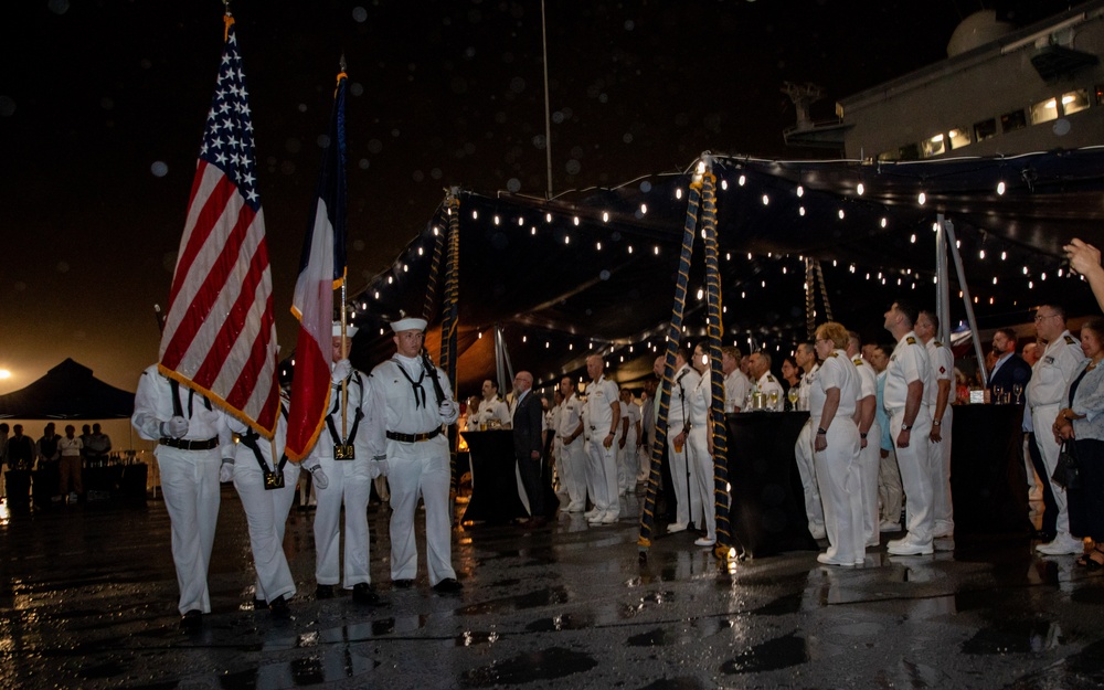 U.S. 7th Fleet Hosts a Big Top Reception Aboard USS Blue Ridge (LCC 19) in New Caledonia