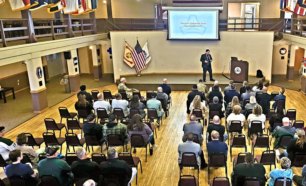 Fort McCoy Garrison leadership holds pair of April town hall meetings for post workforce
