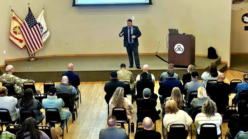 Fort McCoy Garrison leadership holds pair of April town hall meetings for post workforce