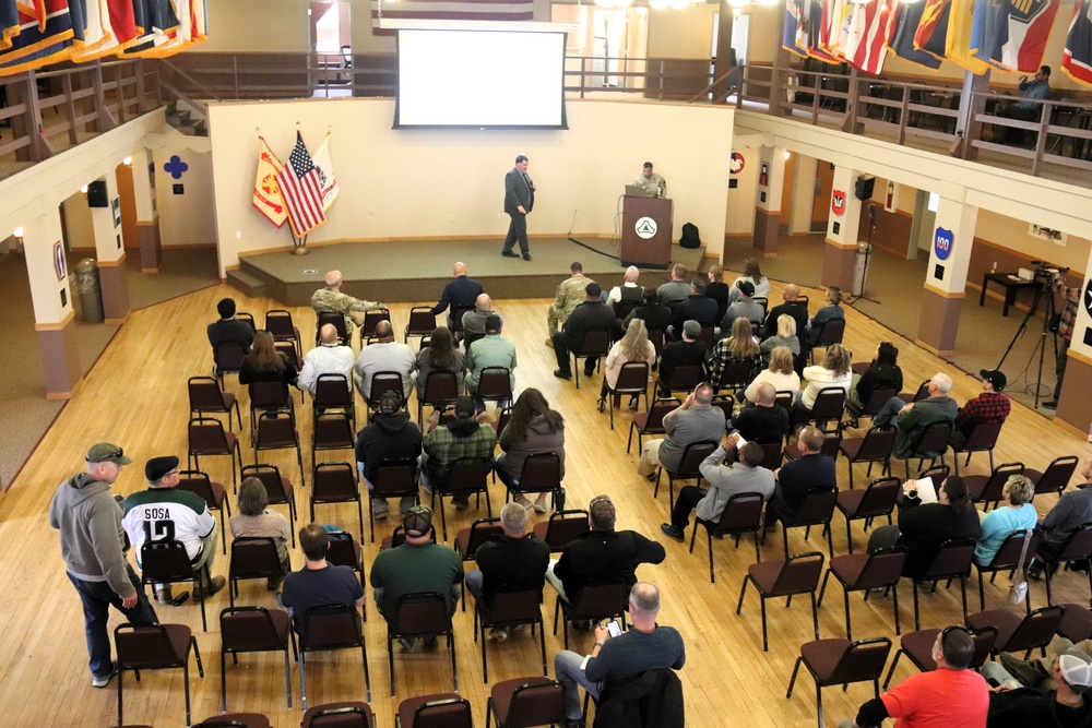 Fort McCoy Garrison leadership holds pair of April town hall meetings for post workforce