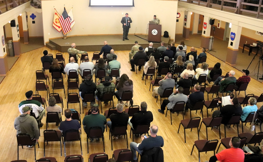 Fort McCoy Garrison leadership holds pair of April town hall meetings for post workforce