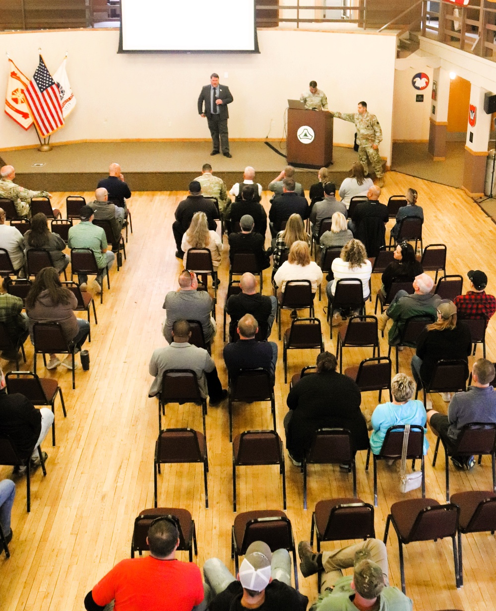 Fort McCoy Garrison leadership holds pair of April town hall meetings for post workforce