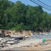 Hurricane Helene debris removal efforts at Chimney Rock