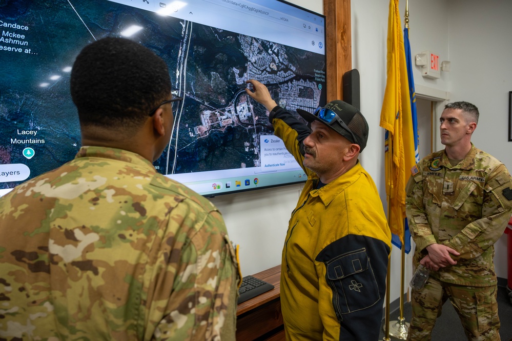 NJ National Guard Supports Jones Road Wildfire Response
