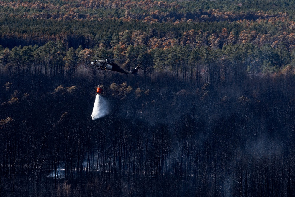 NJ National Guard Supports Jones Road Wildfire Response