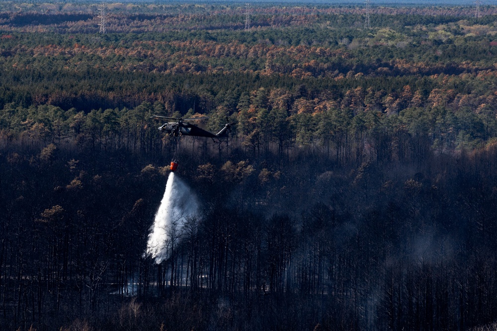 NJ National Guard Supports Jones Road Wildfire Response