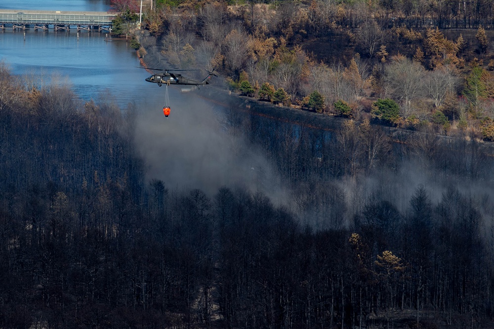 NJ National Guard Supports Jones Road Wildfire Response