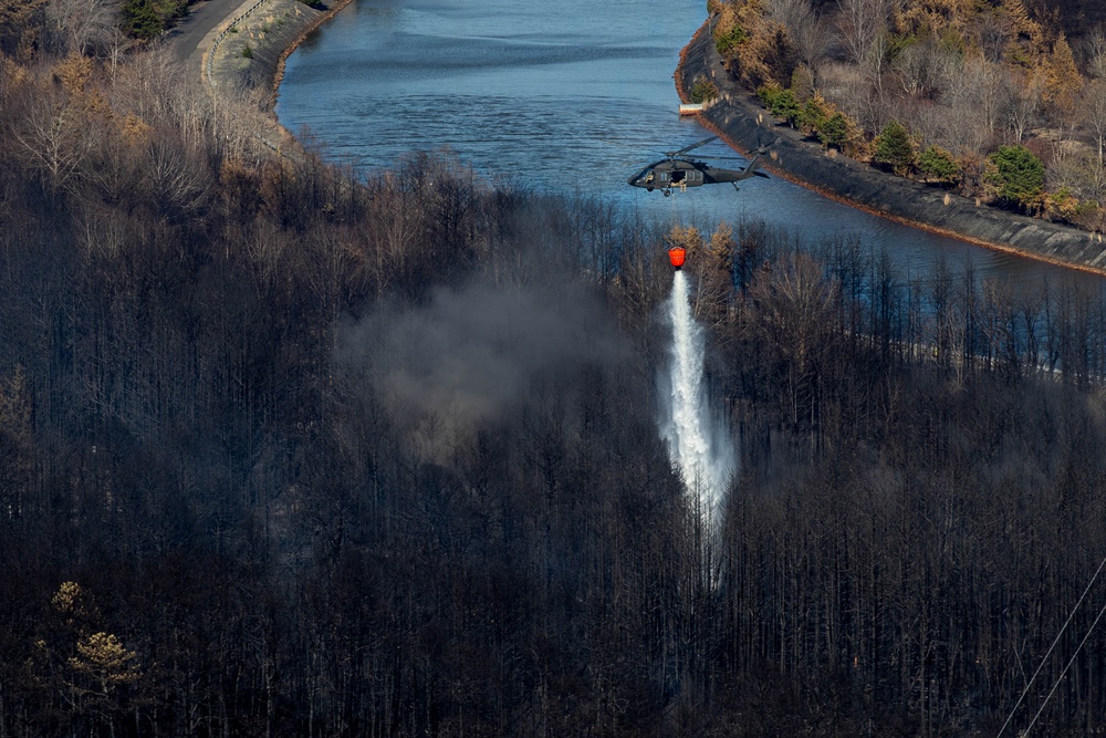 NJ National Guard Supports Jones Road Wildfire Response