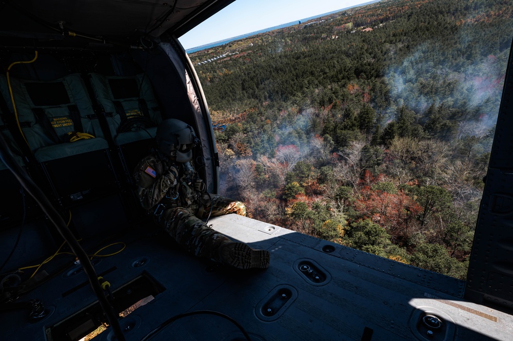 NJ National Guard Supports Jones Road Wildfire Response