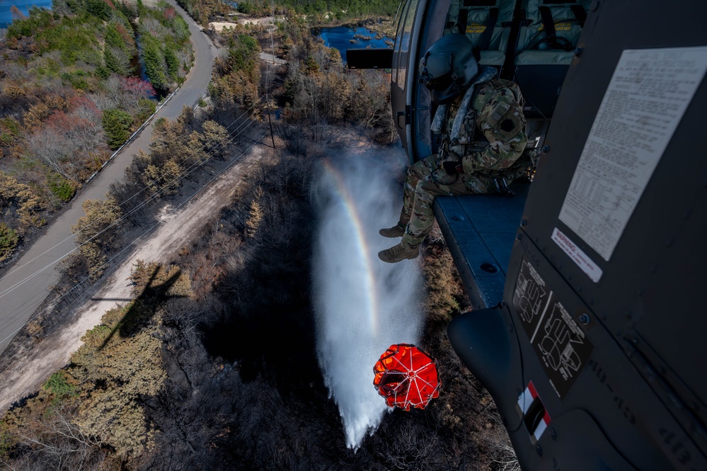 NJ National Guard Supports Jones Road Wildfire Response
