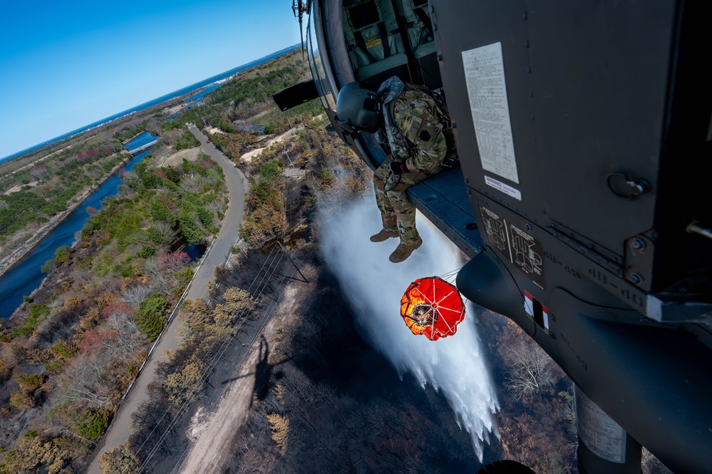 NJ National Guard Supports Jones Road Wildfire Response